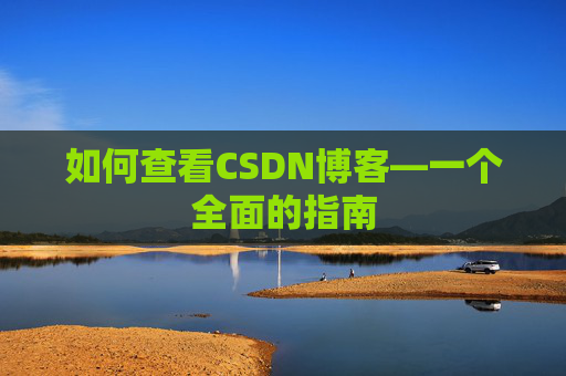 如何查看CSDN博客—一个全面的指南
